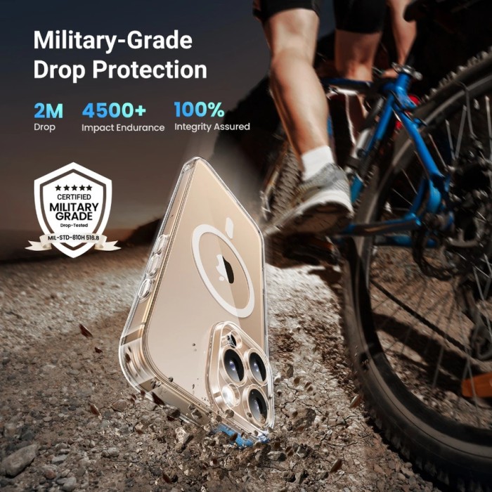 Ugreen Case Magsafe Magnetic Case for iPhone 16 16+ 16 Pro 16 ProMax 16 Series - Full Clear, iPhone16ProMax - Image 4